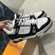 LV TRAINER SNEAKER BLACK JEANS 1A8WAX - 1