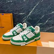 LV TRAINER SNEAKER GREEN JEANS 1A8WAX - 4