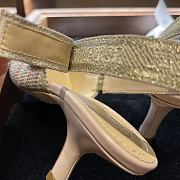 J'ADIOR SLINGBACK PUMP Plumetis KDP711PGR_S10W - 5