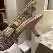 J'ADIOR SLINGBACK PUMP Plumetis KDP711PGR_S10W - 4