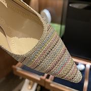 J'ADIOR SLINGBACK PUMP Plumetis KDP711PGR_S10W - 3