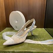J'ADIOR SLINGBACK PUMP White Plumetis KDP727PGR_S10W - 6