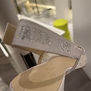 J'ADIOR SLINGBACK PUMP White Plumetis Sandals KDP727PGR_S10W - 2