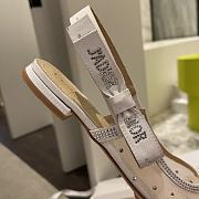 J'ADIOR SLINGBACK PUMP White Plumetis Sandals KDP727PGR_S10W - 4