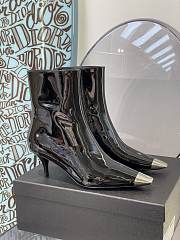 Saint Laurent Opyum Ankle Boots LEATHER  - 4