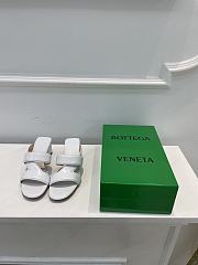 Bottega Veneta White Band Sandals - 6