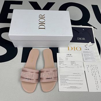 DIOR SLIPPERS OBLIQUE *PINK*
