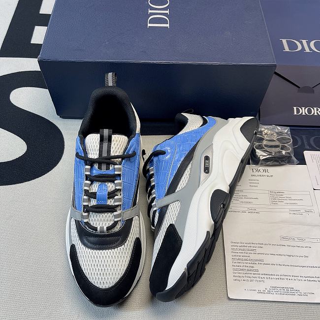 Dior B22 Light Blue Croc 3SN231ZKR_H560 okfoot.ru