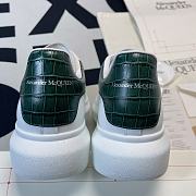 Alexander McQueen Trainer Green Leather - 5