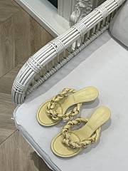 Bottega Veneta Yellow Dot Sandals - 6
