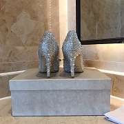 Jimmy Choo Alia Crystal Covered Pointy Toe Pumps - 5