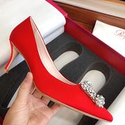 Roger Vivier Trompette Buckle Red Pumps - 3