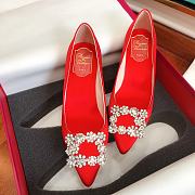 Roger Vivier Trompette Buckle Red Pumps - 2