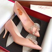 Roger Vivier Trompette Buckle Pink Pumps - 1