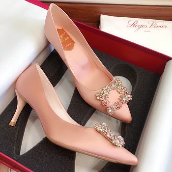 Roger Vivier Trompette Buckle Pink Pumps