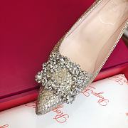 Roger Vivier Trompette Buckle White Pearl Pumps - 4