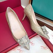 Roger Vivier Trompette Buckle White Pearl Pumps - 3