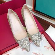 Roger Vivier Trompette Buckle White Pearl Pumps - 2