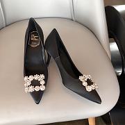 Roger Vivier Trompette Buckle Black Pumps - 5
