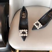 Roger Vivier Trompette Buckle Black Pumps - 3