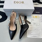 J'ADIOR SLINGBACK PUMP Black Patent Calfskin KDC201VNR_S900  - 1
