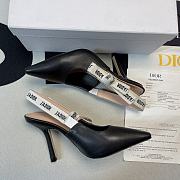 J'ADIOR SLINGBACK PUMP Black Patent Calfskin KDC201VNR_S900  - 6