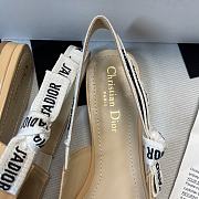 J'ADIOR SLINGBACK PUMP Black Patent Calfskin Sandals - 4