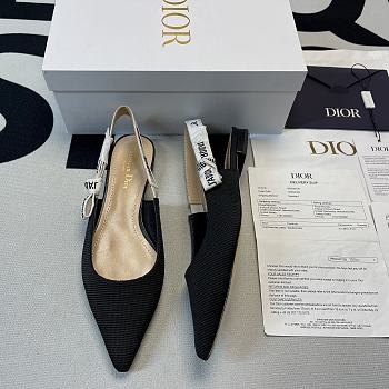 J'ADIOR SLINGBACK PUMP Nude Patent Calfskin Sandals