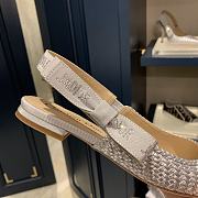 J'ADIOR SLINGBACK PUMP Silver Sandals - 2