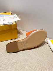 Fendi Brown leather slides 8R8136AE7TF1C4R - 3