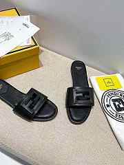 Fendi Black leather slides 8R8136AE7TF0ABB - 5