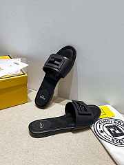 Fendi Black leather slides 8R8136AE7TF0ABB - 4
