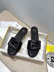 Fendi Black leather slides 8R8136AE7TF0ABB - 3