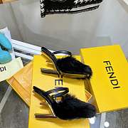 Fendi Black mink high-heel sandals 8R8212AHGHF0ABB - 1