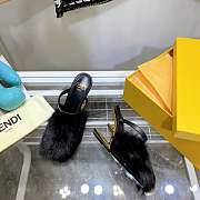 Fendi Black mink high-heel sandals 8R8212AHGHF0ABB - 3