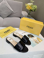 Fendi Black leather slides 8R7093AADSF0QA1 - 3