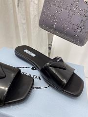 Prada Brushed Black leather slides 1XX591_055_F0002_F_005 - 3