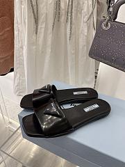 Prada Brushed Black leather slides 1XX591_055_F0002_F_005 - 5