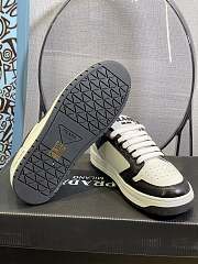 Prada District perforated leather sneakers - Black - 2