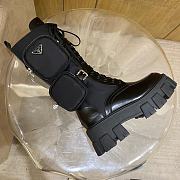 Prada Monolith brushed rois leather and nylon biker boots 1W257M_3LFR_F0002_F_B055 - 3