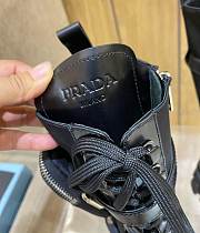Prada Monolith brushed rois leather and nylon biker boots 1W257M_3LFR_F0002_F_B055 - 5