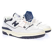 New Balance 550 Aime Leon Dore White Navy - BB550ALF - 4