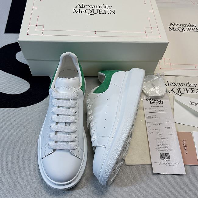 Alexander McQueen Oversized Green Suede  - 1
