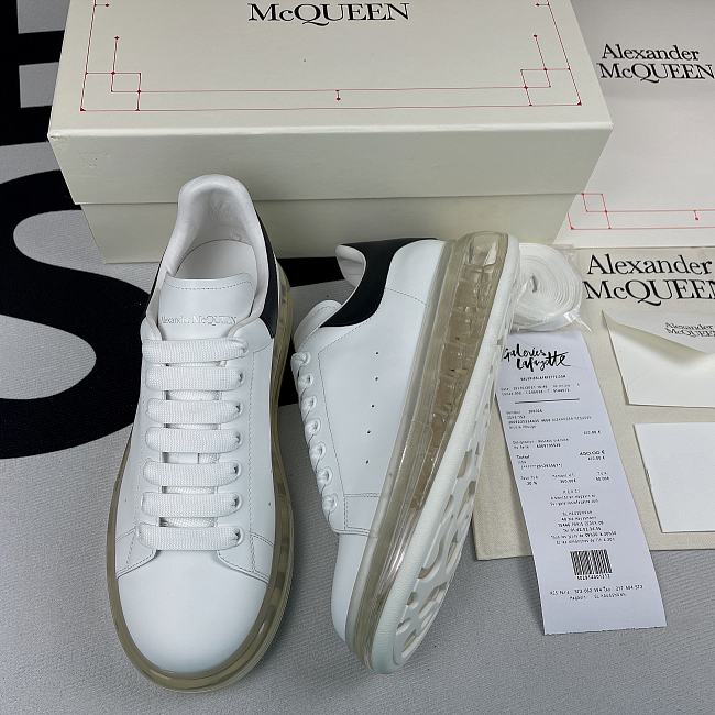 Alexander McQueen Oversized Clear White  - 1