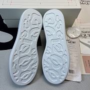 Alexander McQueen Oversized White Leather  - 3