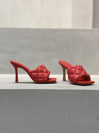 Bottega Veneta BV Lido Sandals Red 