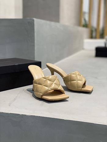 Bottega Veneta BV Lido Sandals Beige