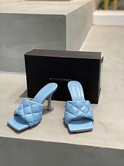 Bottega Veneta BV Lido Sandals Light Blue  - 1