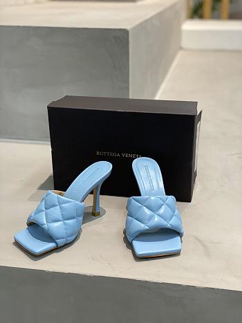 Bottega Veneta BV Lido Sandals Light Blue 