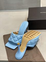 Bottega Veneta BV Lido Sandals Light Blue  - 5
